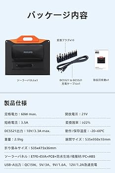 Amazon.co.jp: Philips (フィリップス) 60Wソーラーパネル