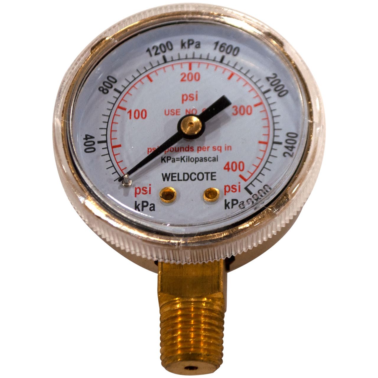 Weldcote Metals GAUGE2X400 Pressure Gauge 2