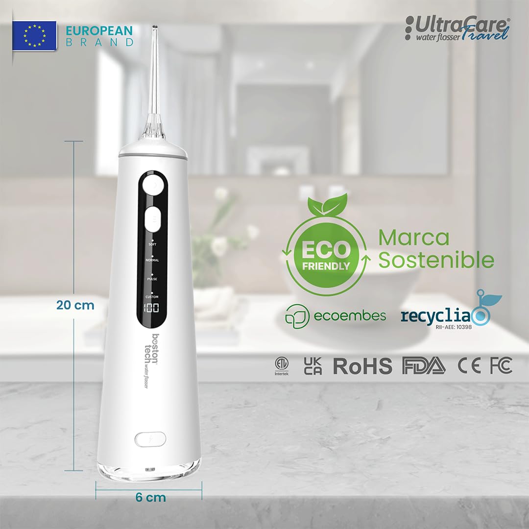 Compra Inteligente: Aquapik® Travel Irrigador dental + Aquapik® Mini en un Pack | Ahorra y Cuida Tu Salud Bucal en Casa y Viaje |Cubre diferentes necesidades bucales (Blanco)