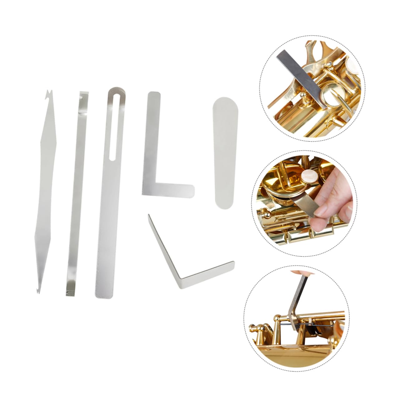 ibasenice 2juegos De Reparación De Saxofón Kit Para Oboe Flauta y Bajón De De Accesorio De Bricolaje Para Músicos