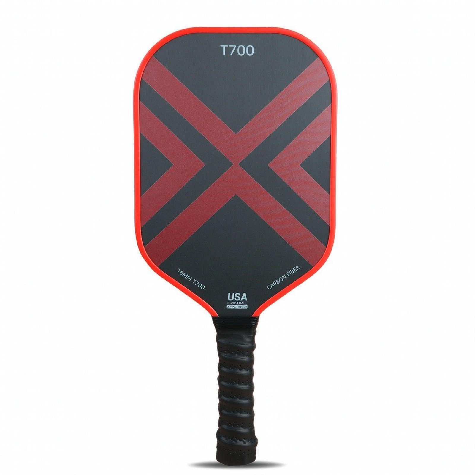 Carbon Fiber Paddle Anti-Slip Paddle One-Piece Racket Red 1 Paddle-image-45