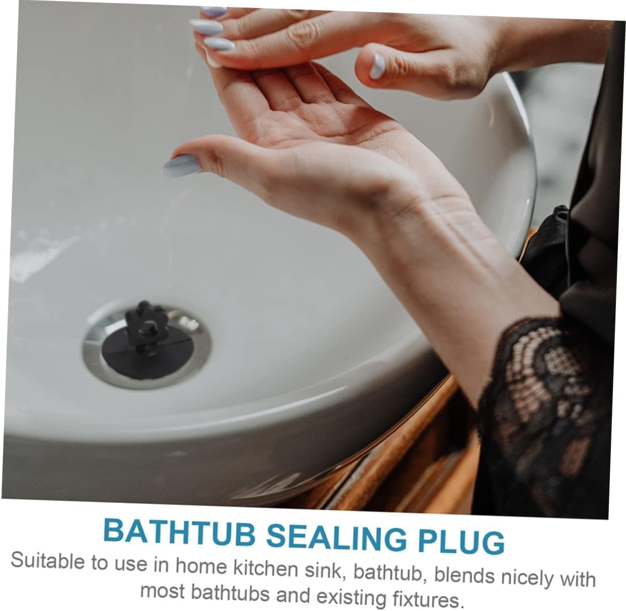 Tapón de filtro de baño, 2 piezas Tapón de bañera Tapón de bañera Drenaje de bañera Tapón de drenaje de fregadero de bañera Tapón de bañera Tapón de drenaje de bañera Tubo de drenaje de fregadero Cubi
