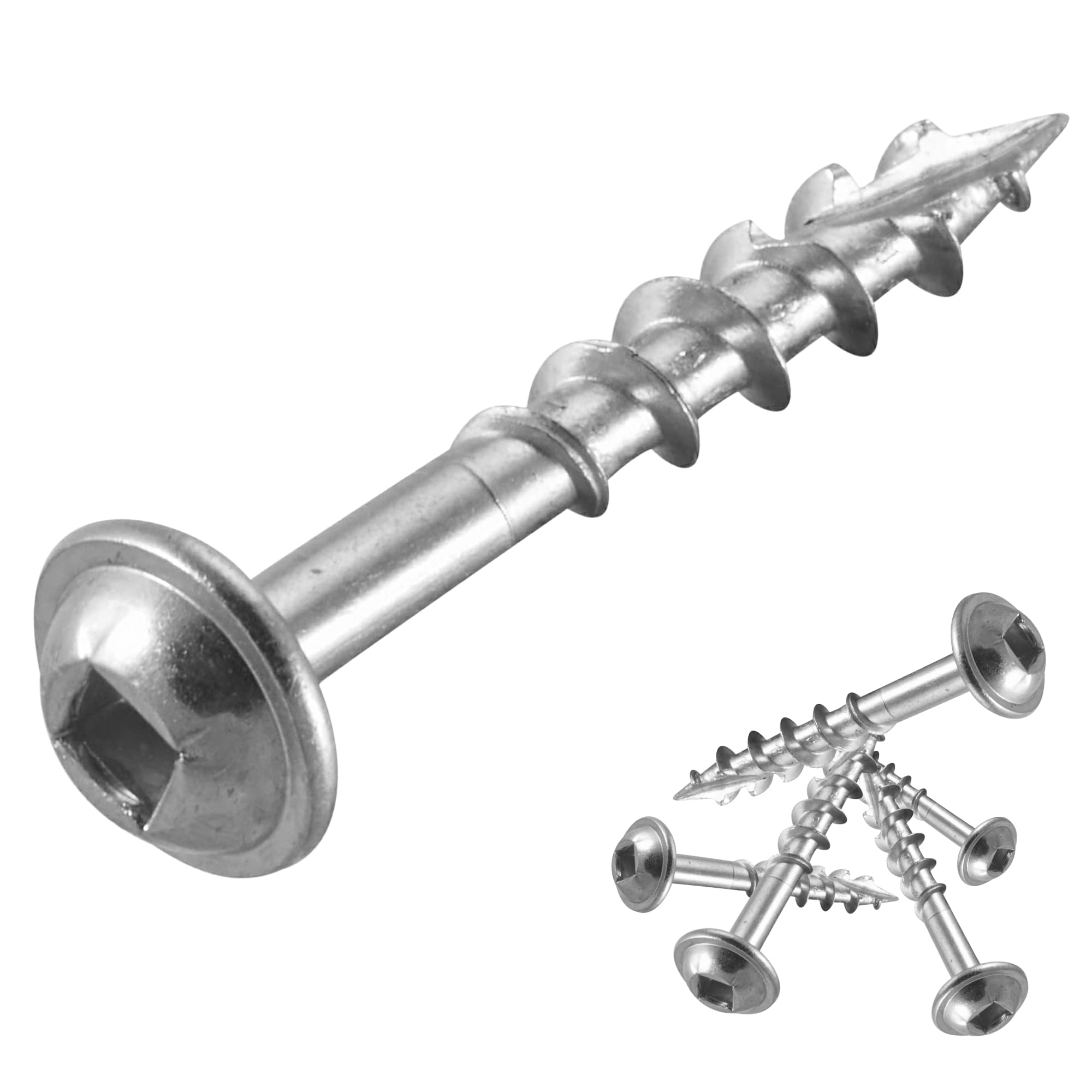 E.P.H. Pocket Hole Screws, No.8 x 32mm, Pack of 6,000, Coarse Self-Cutting Thread, Square Drive, For Softwoods & Man-Made Boards, EPH8326000C
