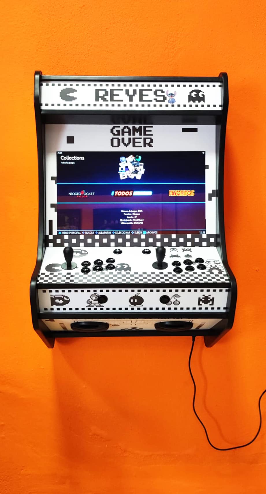 Macchina ricreativa Arcade Gold da parete
