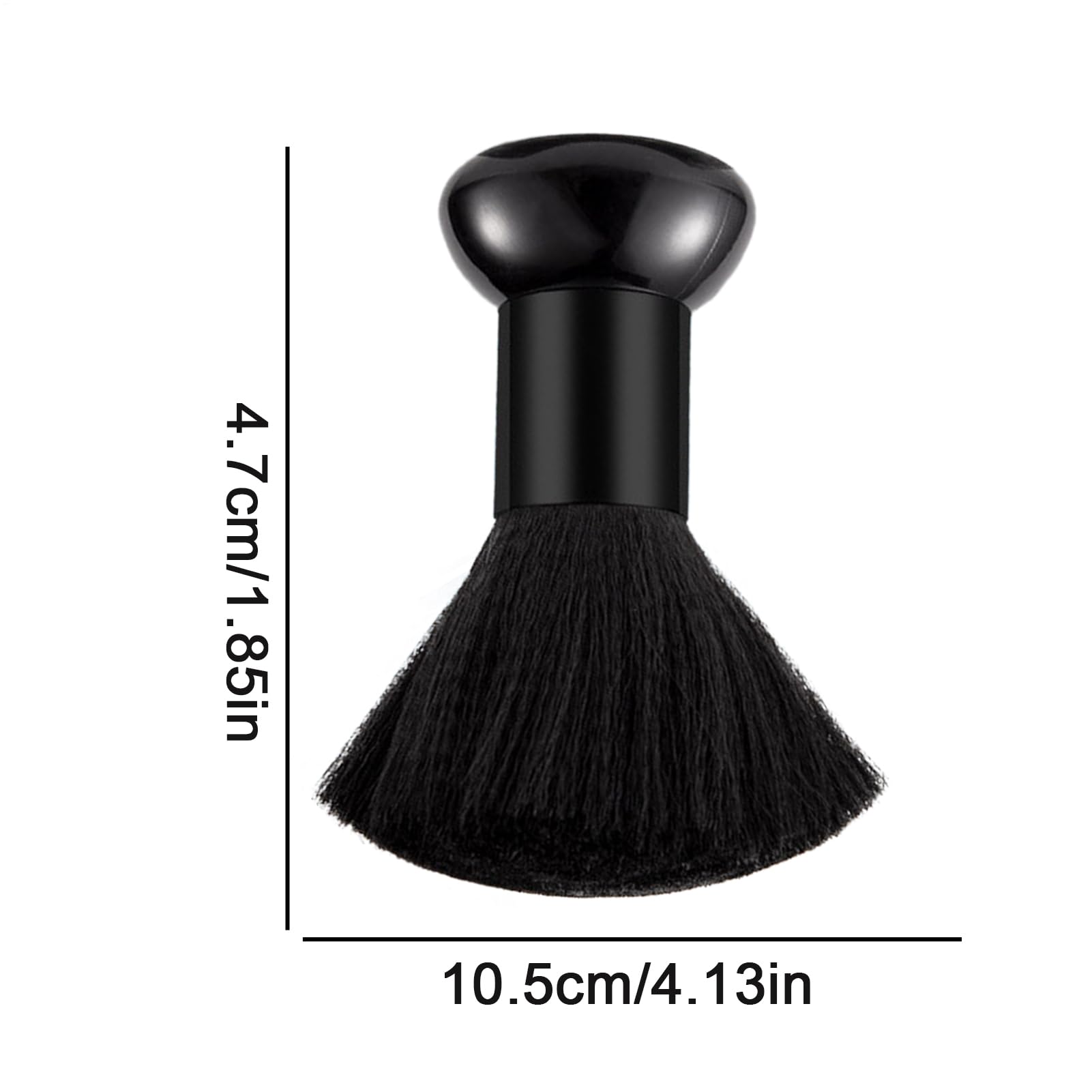 Spolverino per il collo, spazzola da parrucchiere, spazzola professionale per la pulizia del viso, per il salone, 1 confezione di setole in nylon morbide, spazzole per la pulizia della polvere delle