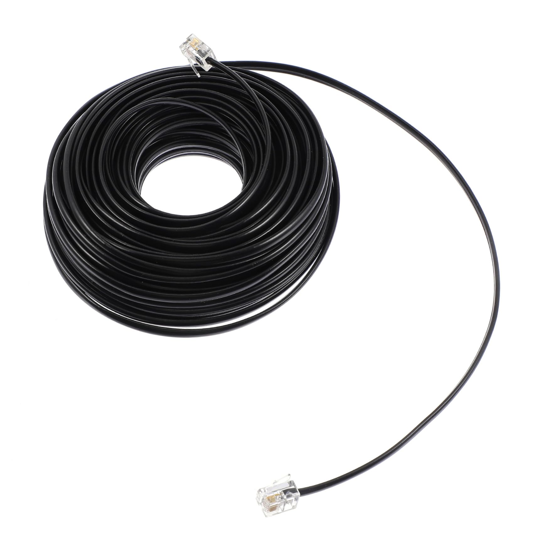 Cable telefónico RJ11 de 20 metros con hilos de cobre para moficación y hogar 8