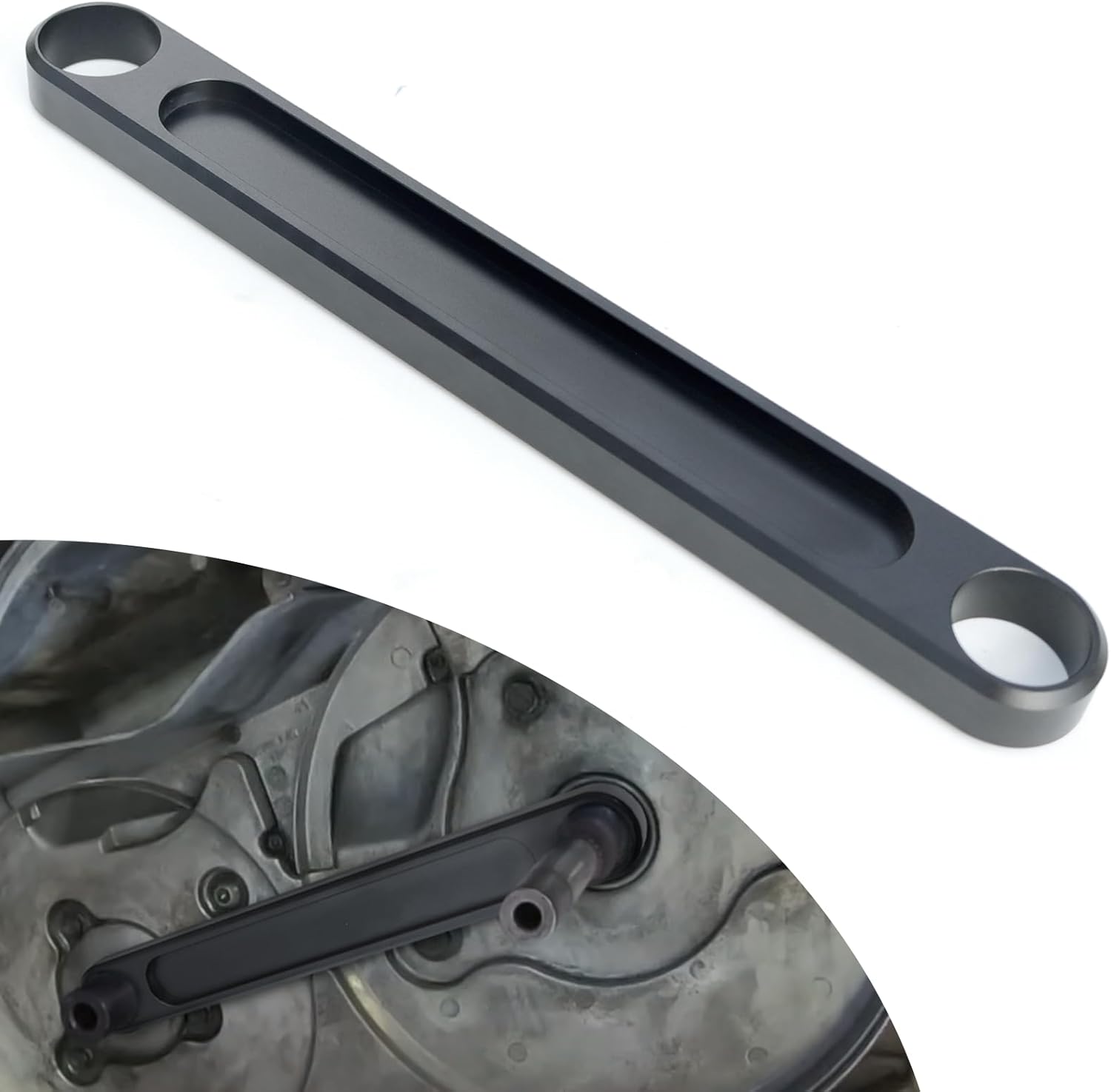 Clutch Alignment Tool, Aluminum Crankshaft Spacing Tool Compatible with Polaris General/RZR/Ranger XP 1000 2016-2024, RZR Transmission Shaft Clutch Tool (Black)