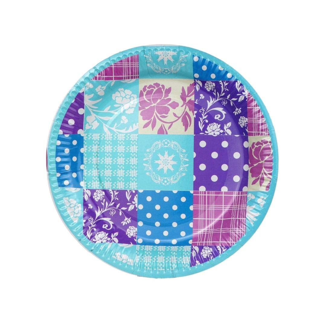 Origami Disposable Party Paper Plates - 23cm - 50 Plates Per Pack - Pack of 2-100 Plates - Checks (B08ZKMYVQ5) Amazon Price History, Amazon Price Tracker