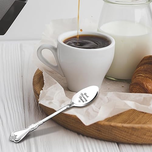 Miniatura 5 de Los mejores regalos para nana, regalo de nieto para nieta, regalos de nana para cumpleaños, Navidad, día de la madre, cuchara de café para abuelita,