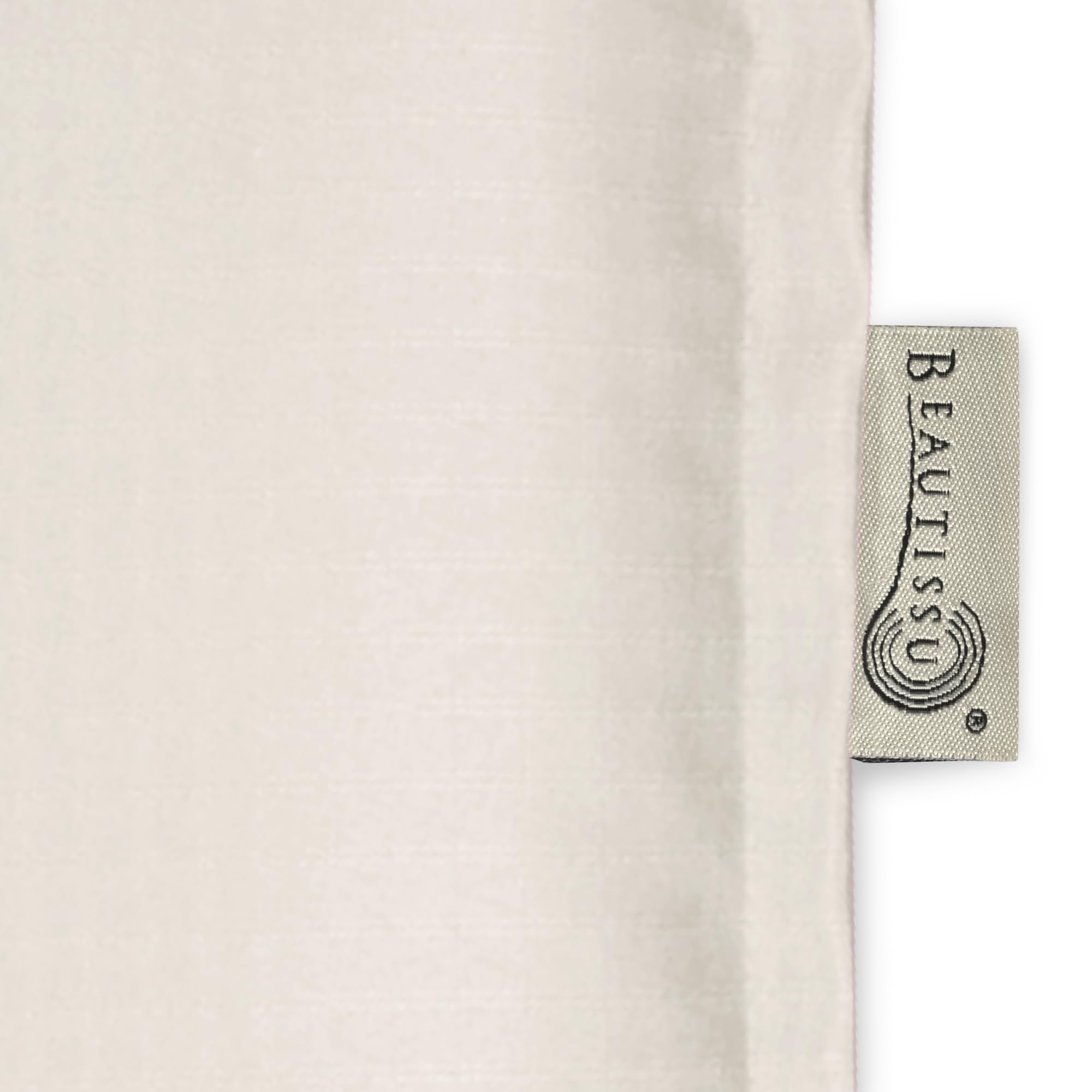 Beautissu Set di 2 Cuscini per Sedie da Esterno 120x50x6 cm Beige Chiaro