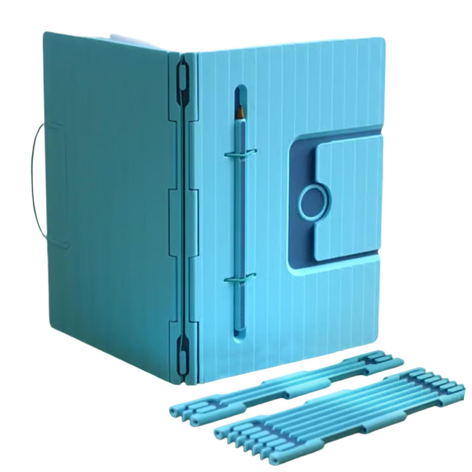 Cuaderno de oficina ampliable con compartimento para bolígrafos integrado 8
