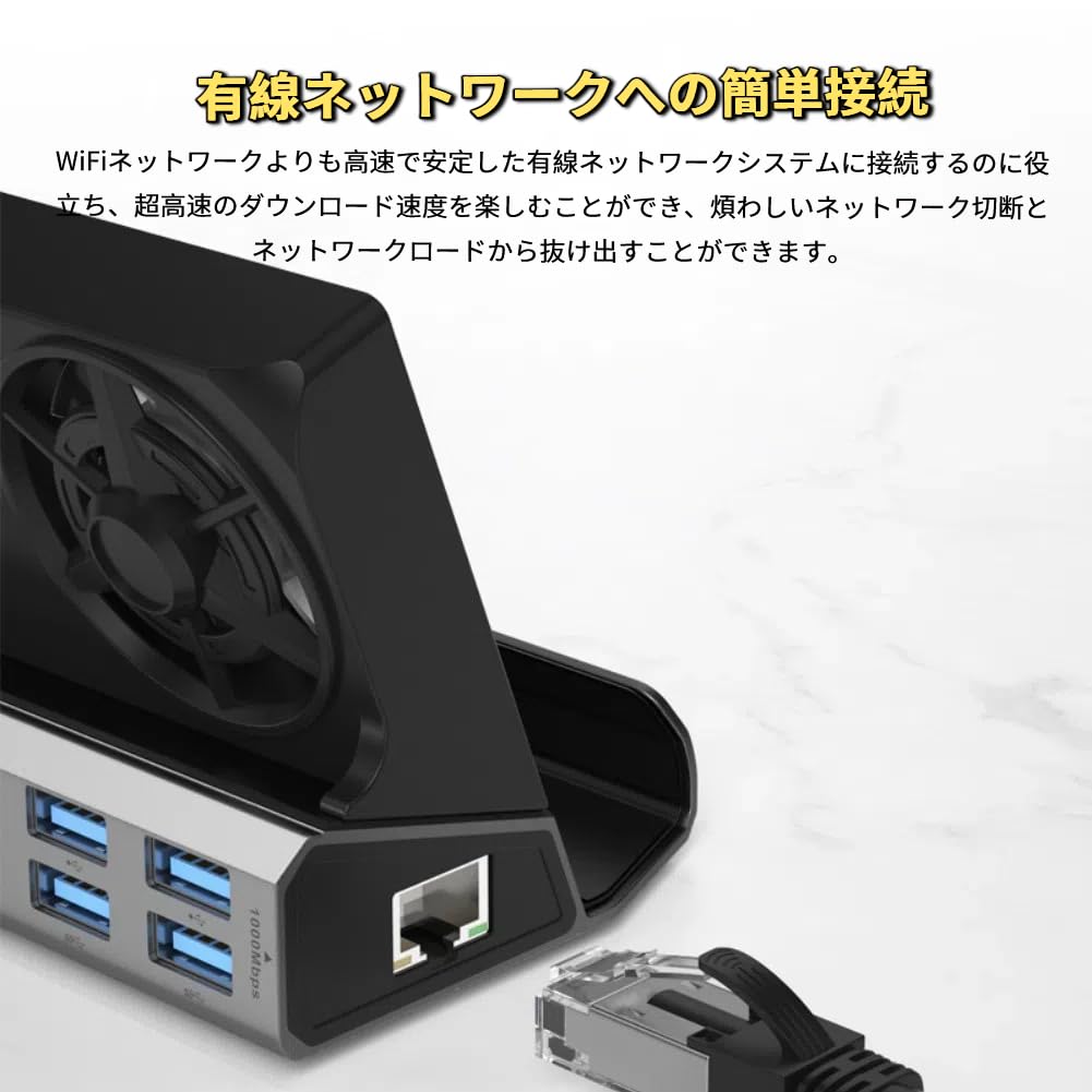Amazon.co.jp: Steam deck/SWITCH/ROG ALLY/Legion Go用TVドック 10in1
