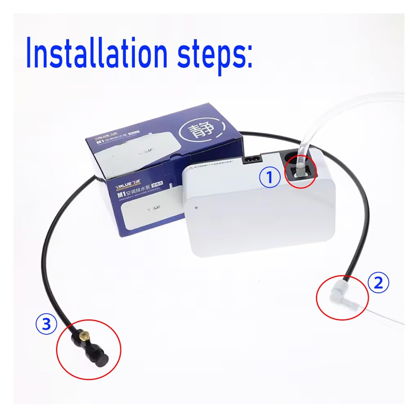 Drenaggio Del Condizionatore D'aria Con Sistema Di Atomizzazione, Compatibile Con VALUE, Pompa for Condensa Ultra Silenziosa Automatica for Acqua Condizionata 100 V-240 V