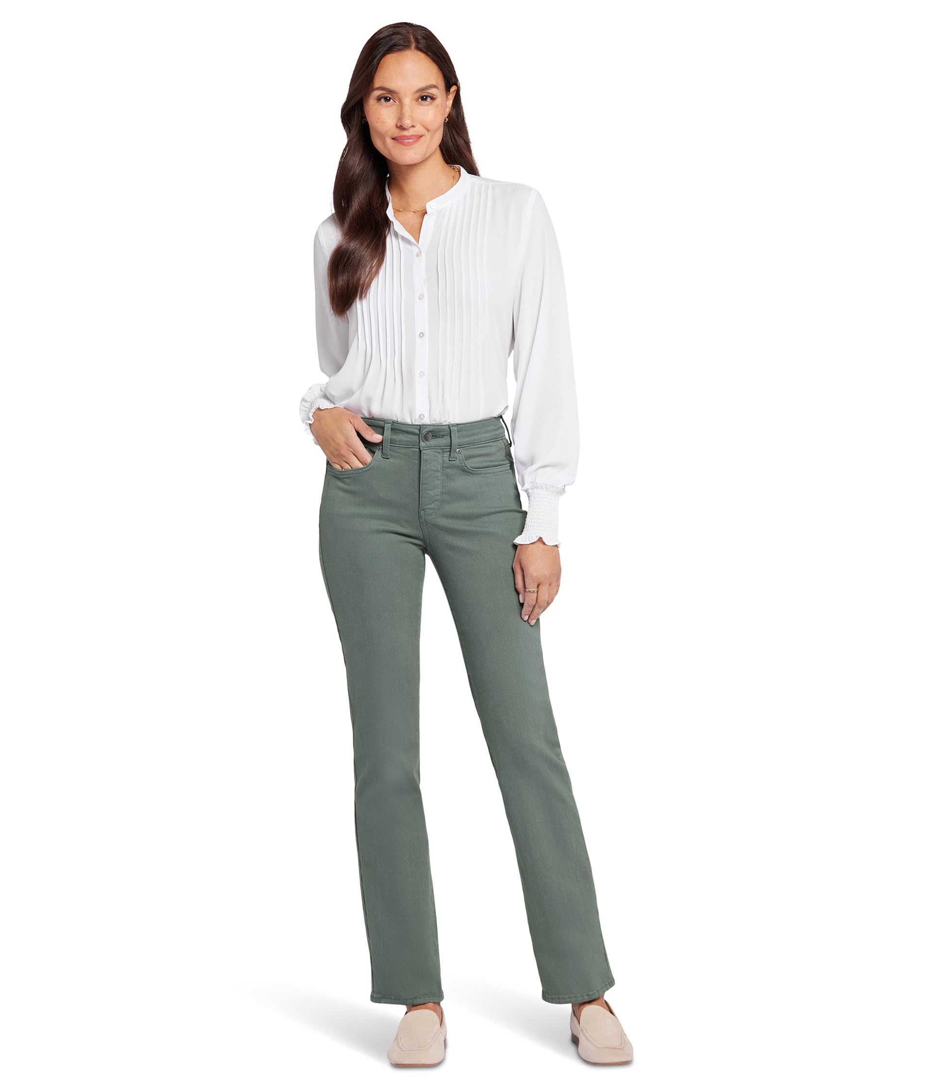NYDJ womens Marilyn Straight Denim jeans, Black Bdm, 12 US — view 45