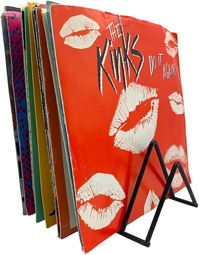 Miniatura 7 de Carpeta de archivos, soporte para revistas, soporte de almacenamiento de discos de vinilo, soporte de metal para periódicos y organizador de álbumes