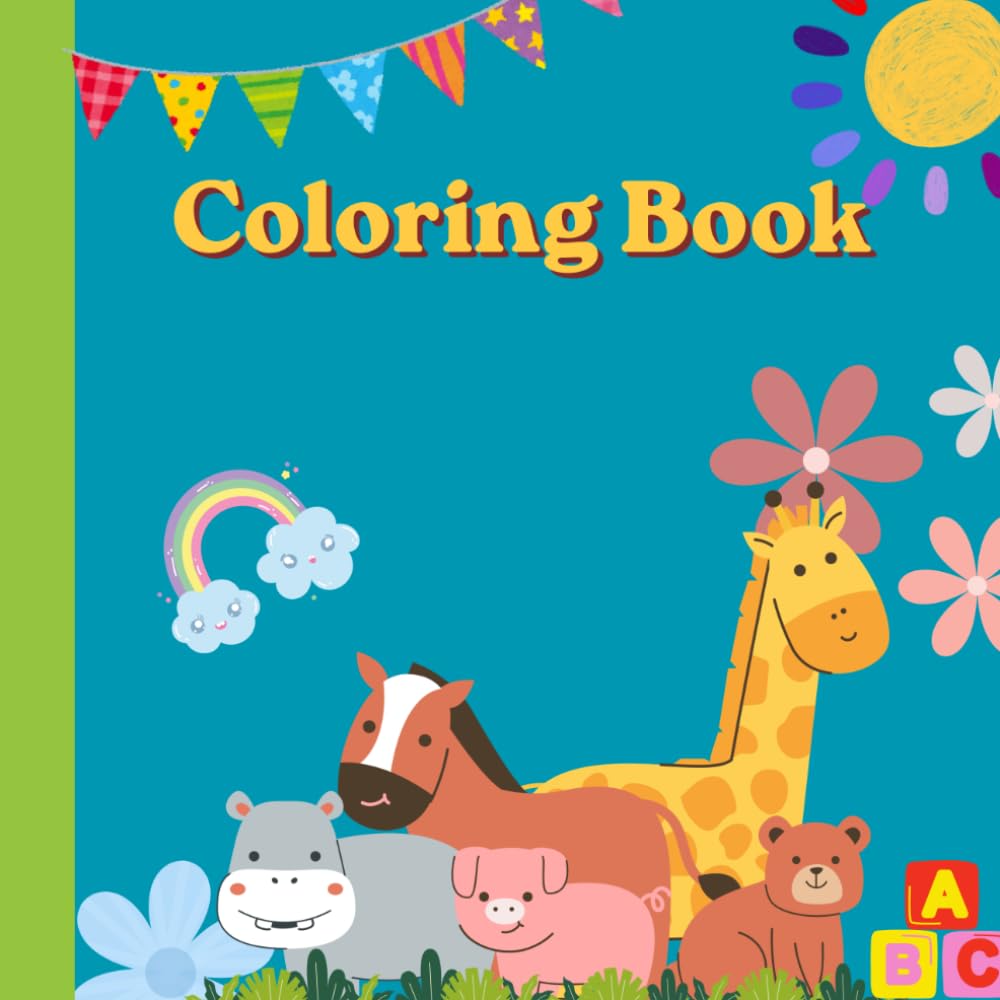 Coloring Book: Education Coloring Pages for Preschool Children Ages 3-5