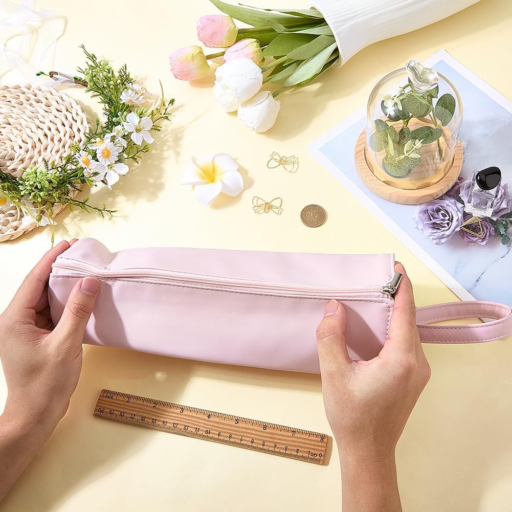 Bolsa de Viaje de Piel Sintética de 29 x 12cm Resistente Al Calor para Guardar Rizadores, Planchas de Pelo Y Otros Utensilios. Funda Organizadora Portátil para Planchas de Pelo