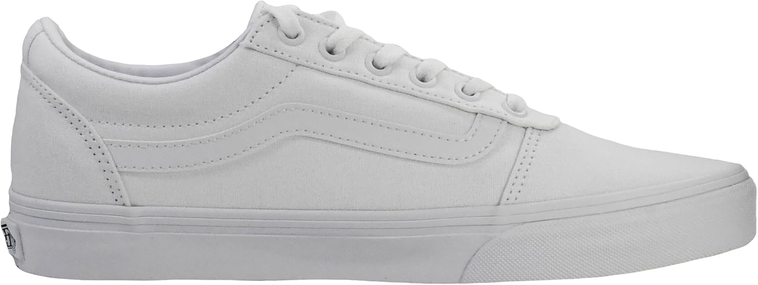 Vans Women's Ward Sneaker, Triple White White, 11 - Image 6