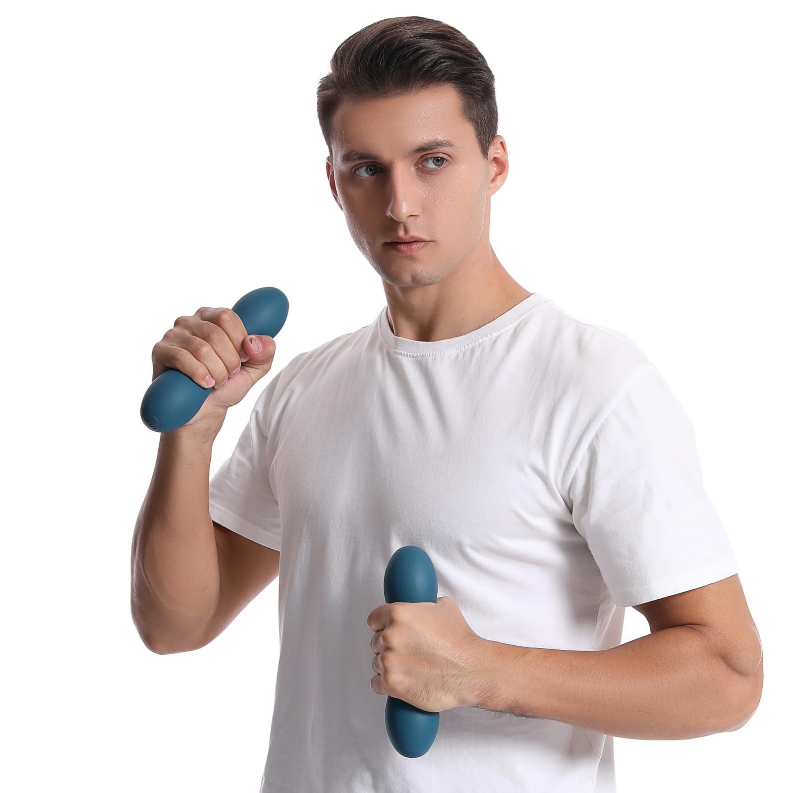 Set of 2 Dumbbells Hand Weights Soft Dumbbell Set for Women and Men Safe Odorless Material Anti-roll Anti-Slip