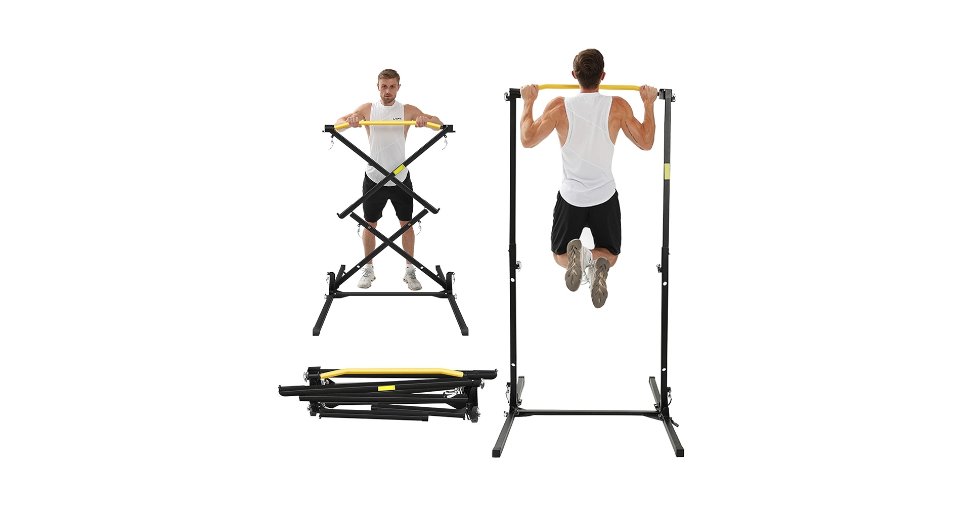 Amazon | 懸垂バー 折りたたみ可能で持ち運び可能 筋トレ 懸垂 懸垂