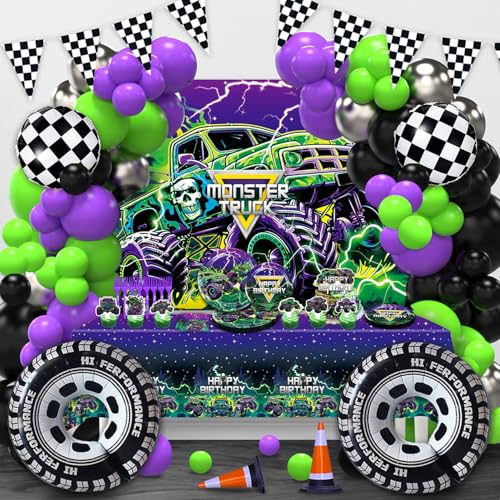 Grave Digger Birthday Decorations
