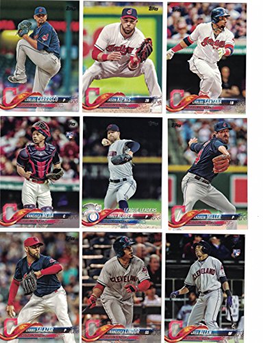 Cleveland Indians (Guardians) / Complete 2018 Topps Series 1 &