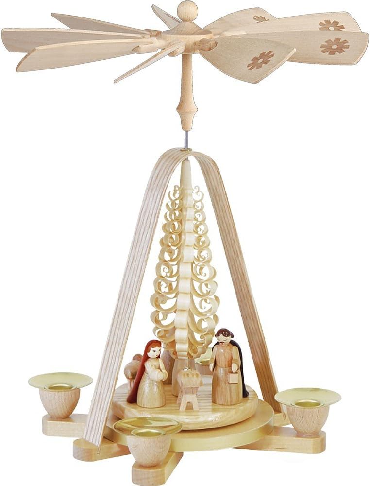 Richard Glaesser Christmas Nativity Pyramid Made in Germany