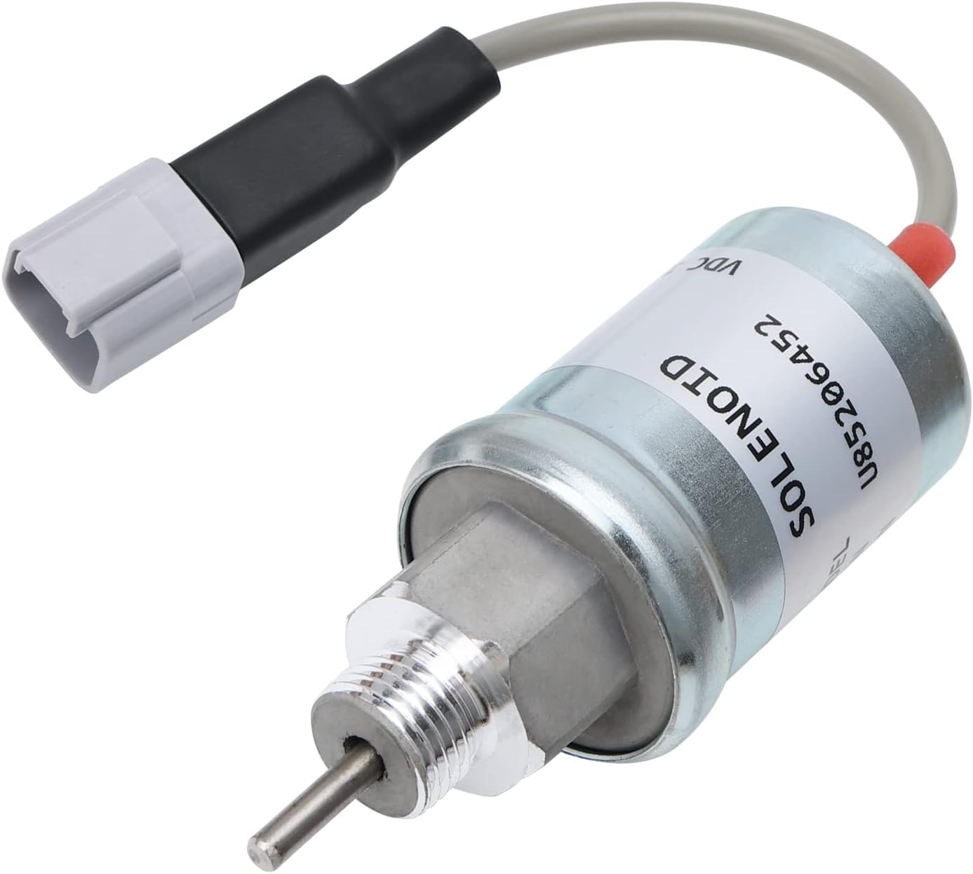 MaySpareU85206452 Fuel Shut Off Solenoid For Caterpillar Cat 3024 Perkins HL403C-15 HR404C-22T 402D 403D 404D 404C 403C