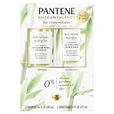 Pantene Nutrient Blends Hair Volume Multiplier with Bamboo Shampoo and Conditioner Dual Pack For Fin