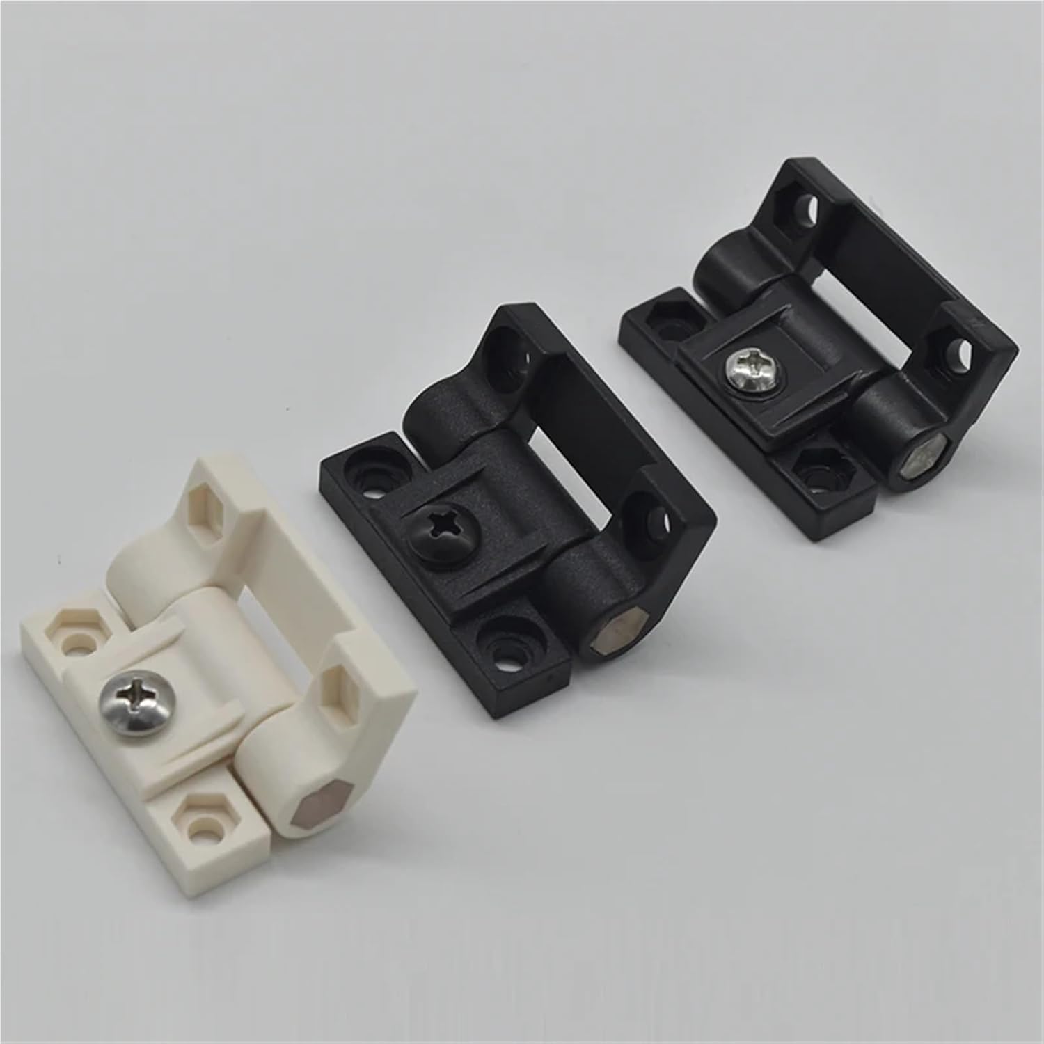 XK513 Black Invisible Hexagonal Hole Mounting Location Wing Adjust Soft Close Kitchen Door Hinge 1Pcs(XK513-3W)