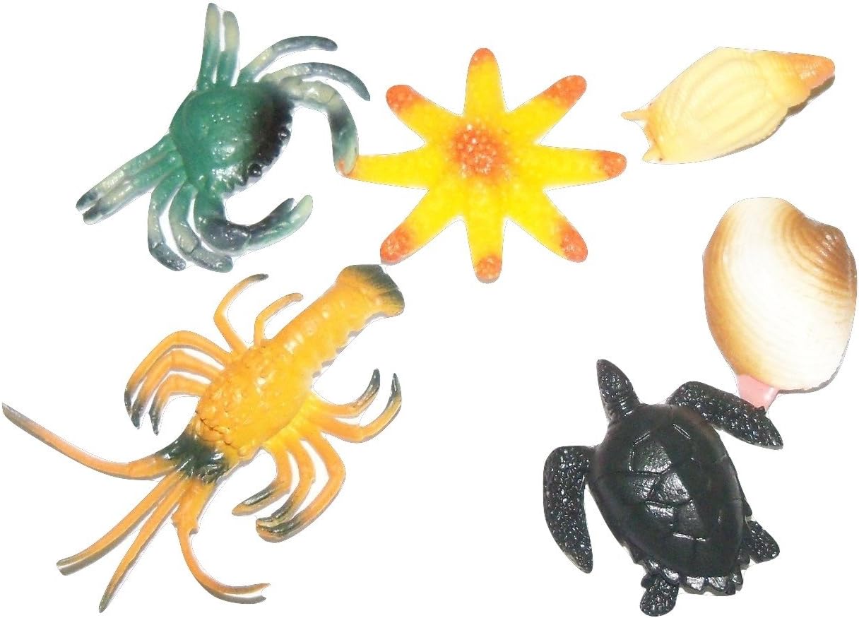OTC Sea Life Creature 6 Pack (Crab, Lobster, Starfish