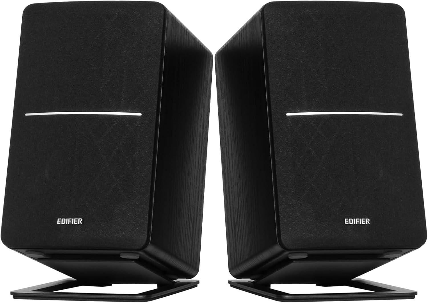 Edifier R1280DBs Active Bluetooth Bookshelf Speakers with 7″ Stands Combo Pack – Optical Input – 2.0 Wireless Studio Monitor Speaker – 42W RMS with Subwoofer Line Out – Black