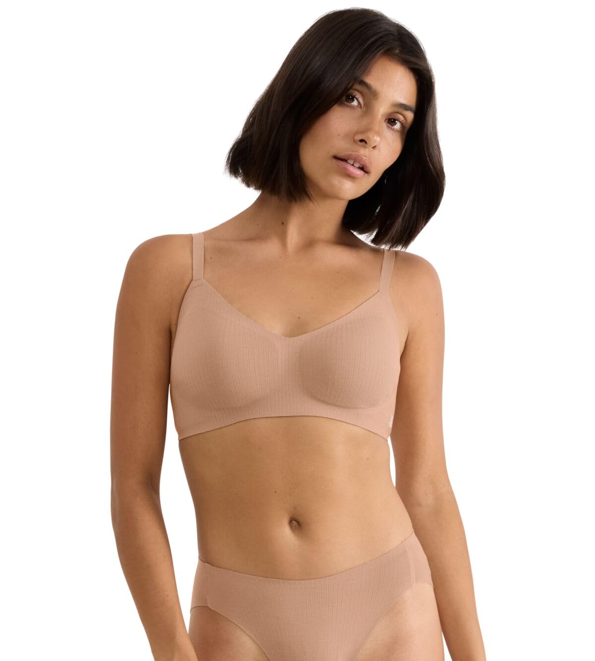Sloggi Women's Nostalgic Brown Zero Feel Pure Soft Bra