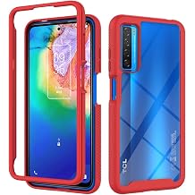 Compatible with TCL 20S, 20 Pro 5G, Starry Sky Series Military-Grade Drop Protection Hybrid Full Body Shockproof Heavy Duty Protective Bumper Cover