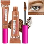 Tinted Thickening Brow Mascara,Brow Fast Sculpt,Waterproof, Transfer-proof, Brush to Fill in Eyebrows and Cover Gray Hairs - Cruelty Free - Light Medium Brown (2pcs 03 Auburn)