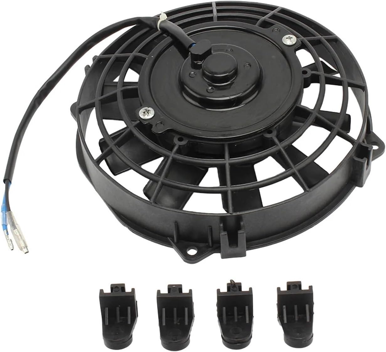 Motorcycle Cooling Fan 12V 60W Performance Parts 2022 Engine Radiator Suitable for 150cc 200cc 250cc Cooling Fan