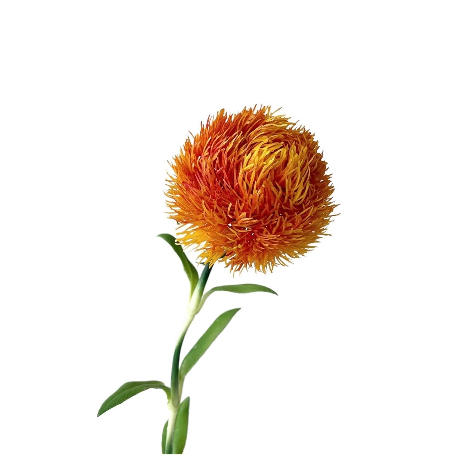 Casetlong 1PC Artificial Plants Plastic Greenery Decoration Home Interior(Orange)