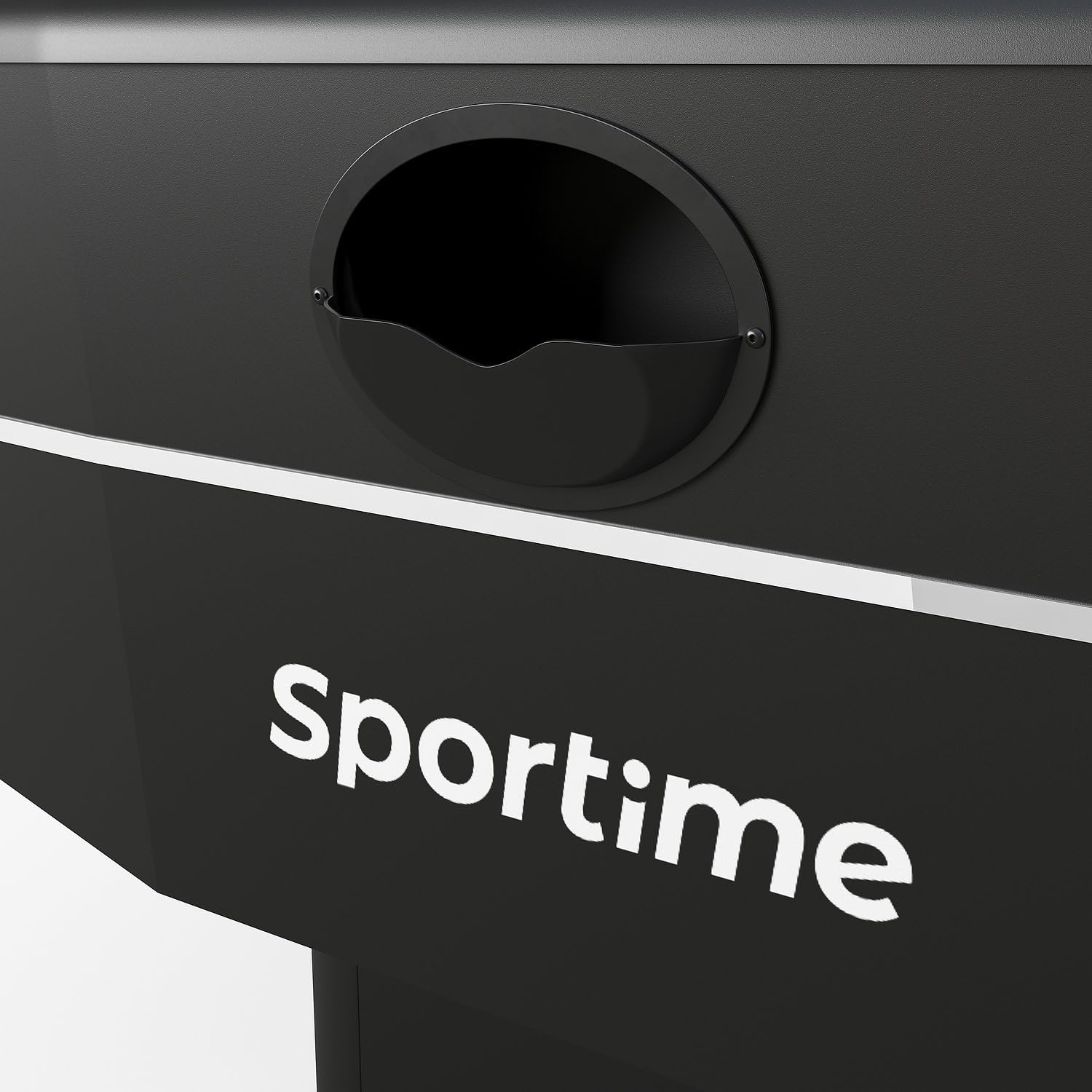 Sportime Airhockeytisch Blizzard | Freizeit Airhockey-Tisch mit Luft-Gebläse, Elektronischem Zähler, 4X Schlägern, 6X Pucks | 116 kg | 213x122x81cm | Einsatzbereiche Privat