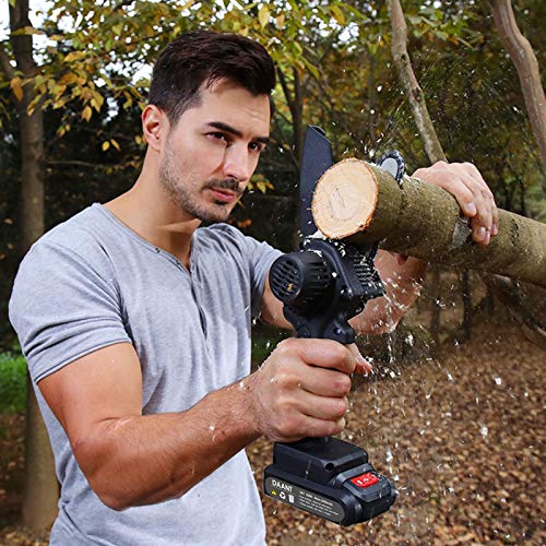 DAANT Chain Saw Chains, for 4 Inch Mini Cordless Handheld Electric Chainsaw, Shape and Wear Resistance, Smooth Cutting, Easy to Install (4 Inch)