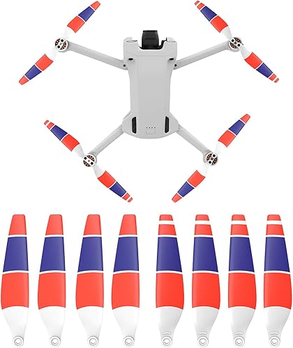Miniatura 1 de Mini 3 Pro - Hélices de bajo ruido para DJI Mini 3 Pro Cámara Drone RC Control remoto Quadcopter liberación rápida 6030F Prop Blades Accesorios de