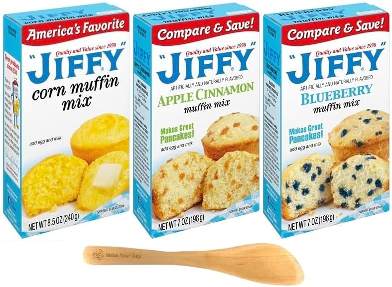 Jiffy, Banana Muffin Mix, 7oz Box (Pack of 6) Grocery