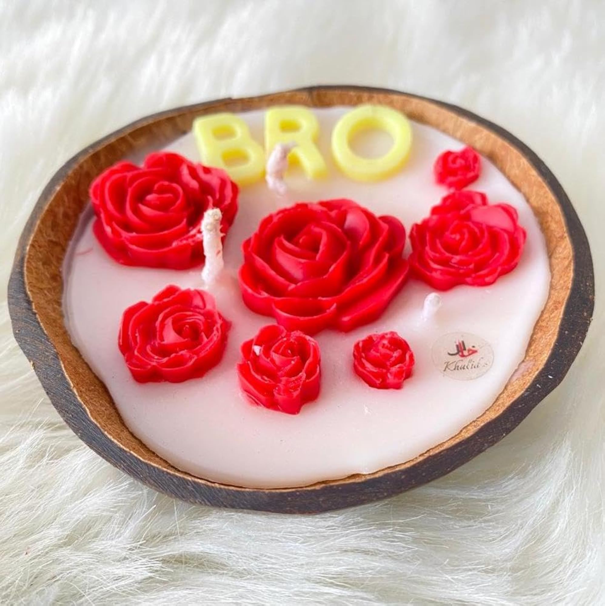 Khalid's RAKSHABANDHAN Special Coconut Shell Soy Candle
