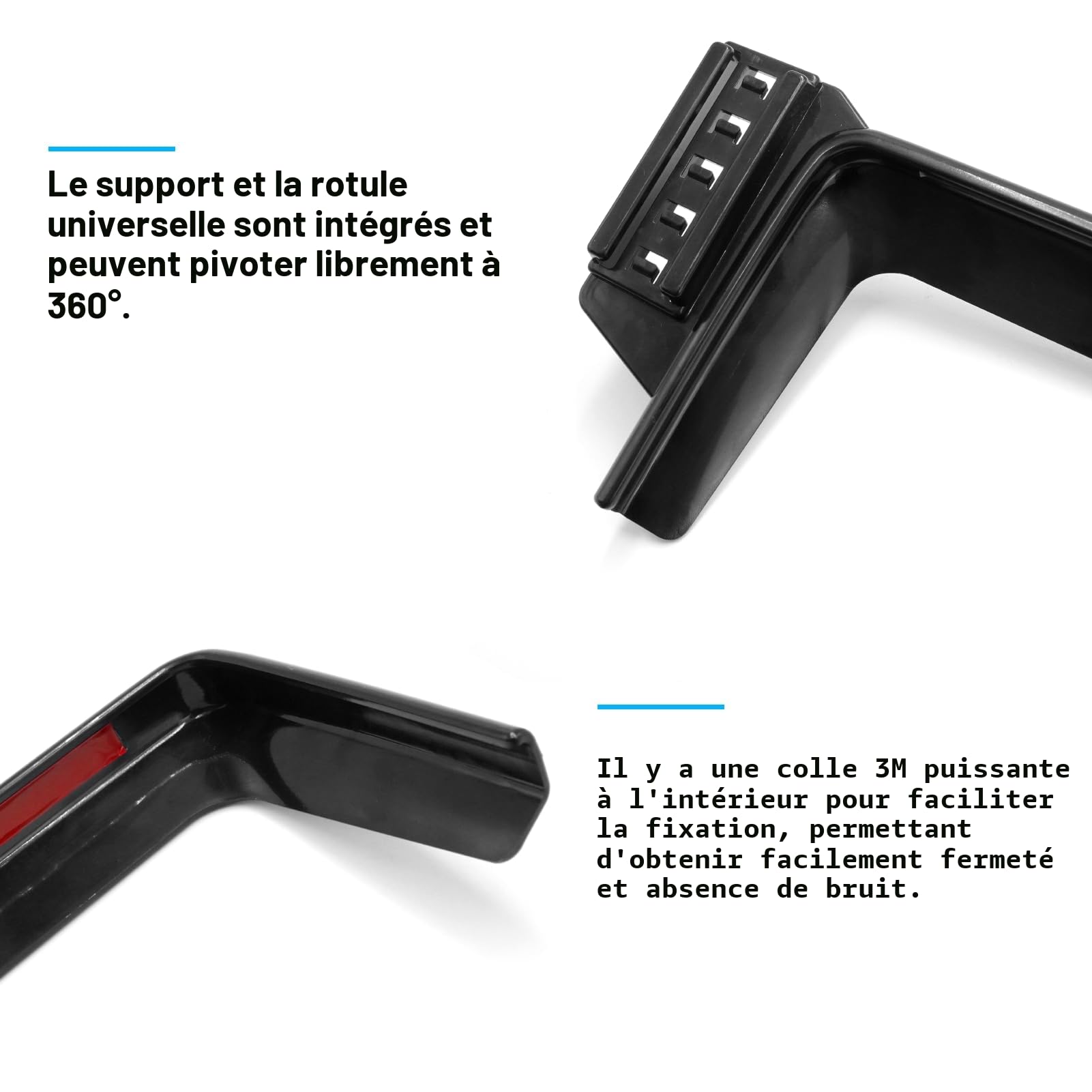 TTCR-II Compatible avec Mercedes Benz CLA/GLA Support de Téléphone Voiture | Support Phone Rotatif à 360°Adapté pour CLA/GLA 2016-2019, Porte Smartphone Convient pour Taille D'écran de 20,32CM