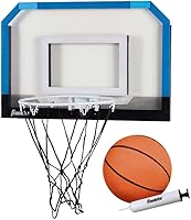 Vista 9 de Franklin Sports Mini Aros de Baloncesto - Mini Aro Interior Sobre la Puerta + Juegos de Baloncesto - Accesorio Perfecto para Dormitorio + Oficina