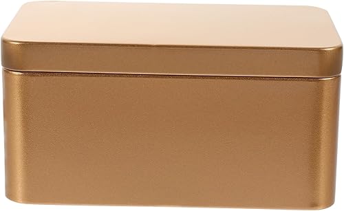 ABOOFAN Contenedor de condimentos para dulces, latas pequeñas para galletas con tapas para regalo, latas de galletas vacías con tapas, bolsas de té