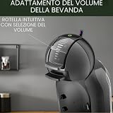 NESCAFÉ DOLCE GUSTO Mini Me Von Krups KP1238 Small Automatic Capsule Coffee Machine, Hot and Cold Drinks, 15 Bar Pressure, 0.8 Litre Water Tank, Eco Mode, Black/Anthracite, KP1238 - 5
