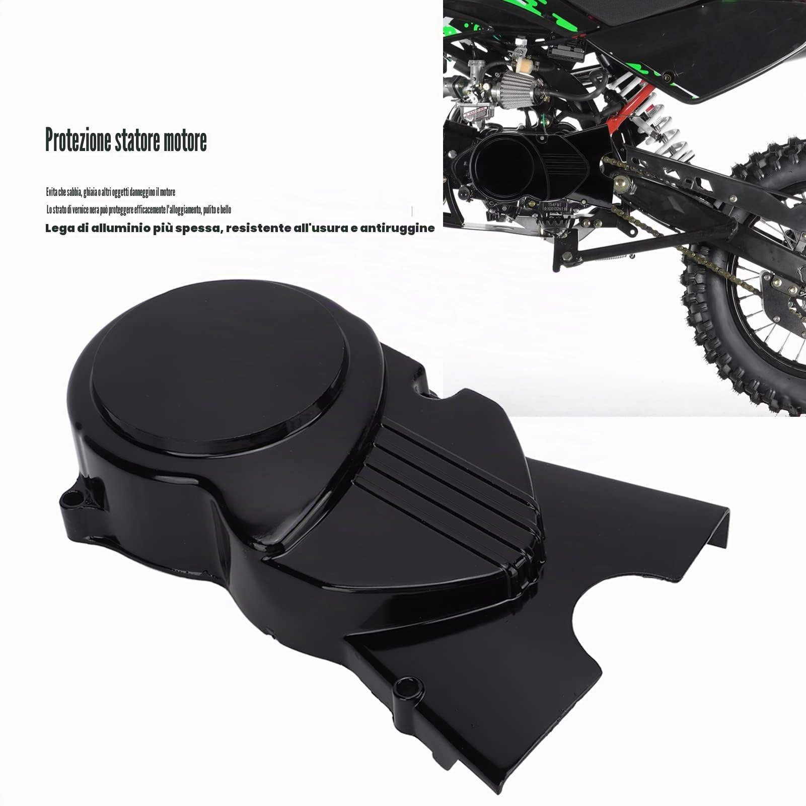 Coperchio dello statore del motore sinistro del motociclo, carter universale in lega di metallo per 50cc 70cc 90cc 110cc 125cc cinese Dirt Pit Bike