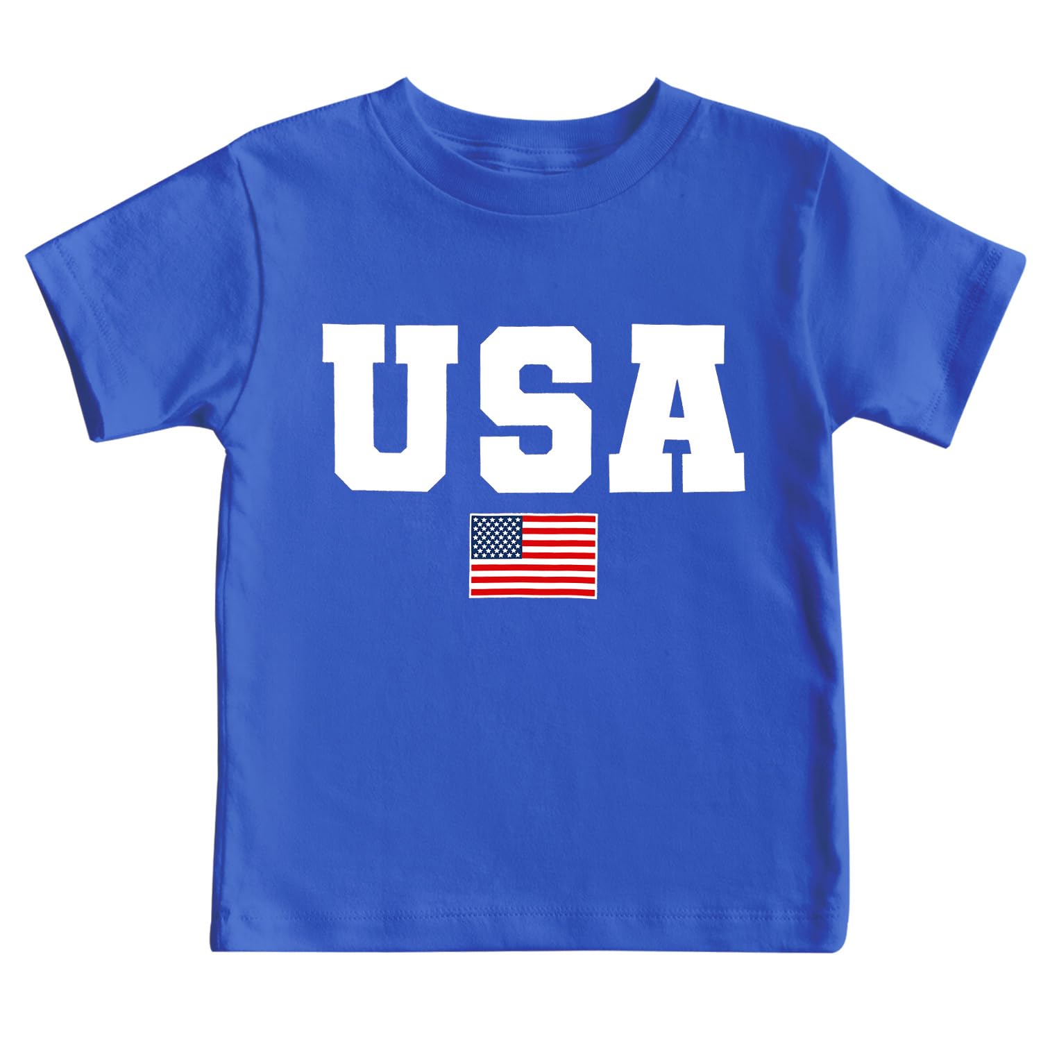 4th of July Shirts Toddler Boys Girls American Flag USA T-Shirt Kids Patriotic Tee Tops