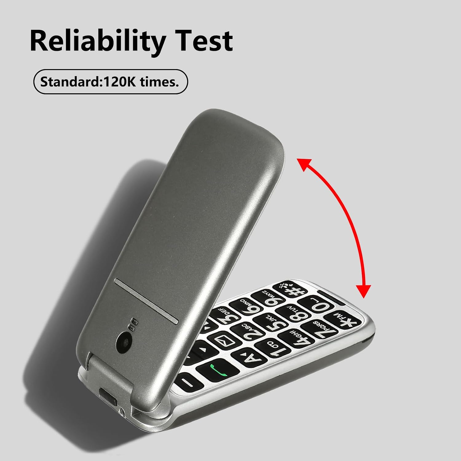 artfone Factory Store:Time Reporting Function,4G Unlocked Senior Cell Phone,4G Volte Flip Senior Phone with Charging Dock,4G Senior Cell Phone for Elderly, Big Buttons and Side Buttons,More Easier.