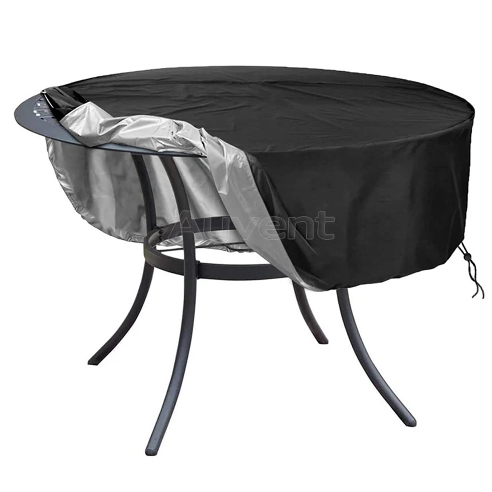 SNGUOQ Garden Furniture Cover Waterproof Outdoor Round Table Sunscreen Rainproof Protective Dustproof 210D Oxford Cloth For Chair And Table(244x59cm)